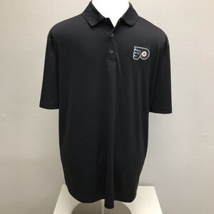 Official Philadelphia Flyers Black Polo Shirt from Fanatics - 2X